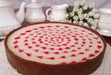 A Cheesecake with Marshmallow Cream without Baking Photo 1