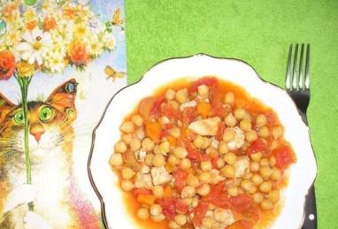 Chicken with Chickpea in a Crock Pot Photo 1