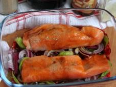 Salmon in the Red Currant Marinade Photo 4
