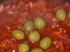 Cauliflower with Olives under Tomato Sauce Photo 5