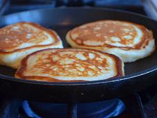 Blueberry Buttermilk Pancakes with Blueberry Maple Syrup Photo 9