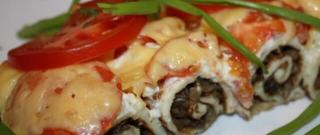 Mushroom Appetizer with Cottage Cheese Photo