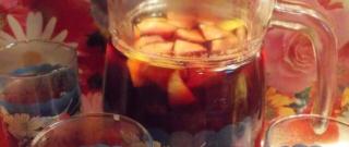 Tea with Baked Berries and Fruit Photo