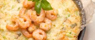 Frittata with Zucchini and Shrimps Photo