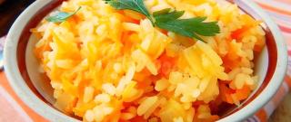 Indian Rice - Gajar Matar Pulao in a Slow Cooker Photo