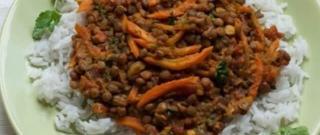 Spiced Lentils in Tomato Sauce Photo