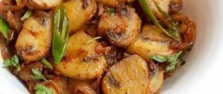 Indian Style Fried Mushrooms Photo