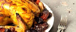 Valentine's Day Dinner Recipe - Chicken with Wine and Dried Fruits Photo