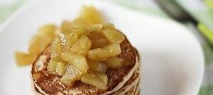 Pancakes with Apple Topping Photo