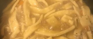 Grandma's Chicken Soup with Homemade Noodles Photo