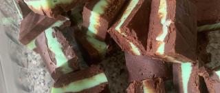 Layered Mint Chocolate Fudge Photo
