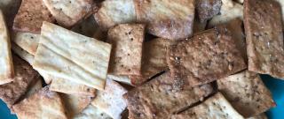 Crispy Rosemary Sea Salt Flatbread Crackers Photo