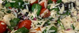 Spinach and Orzo Salad Photo