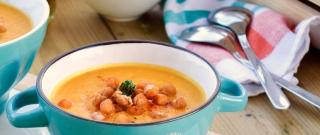 Healthy Carrot Chickpea Soup Photo