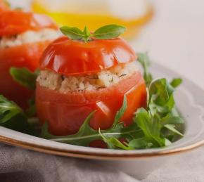 Stuffed Tomatoes with Couscous in a Slow Cooker Photo