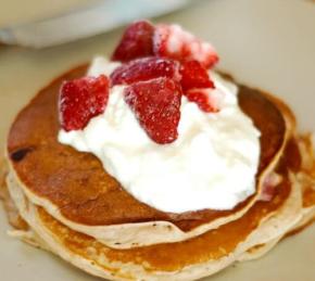 Strawberry Yogurt Pancakes Photo