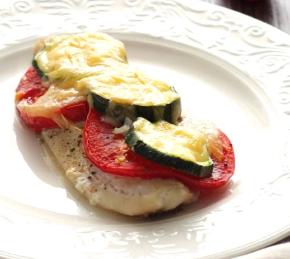 Perch with Zucchini and Tomatoes Photo