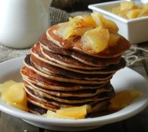 Pancakes with Apples and Cinnamon Photo