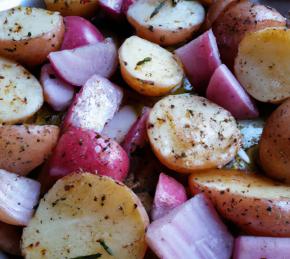 Grilled Rosemary Garlic Potatoes Photo