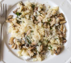 Creamy  Risotto With Mushrooms Photo