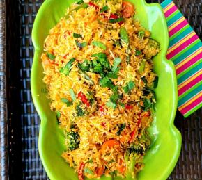 Vegetarian Thai Curry Fried Rice Photo