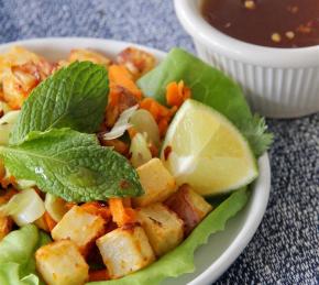 Thai Lettuce Cups with Red Curry Potatoes Photo