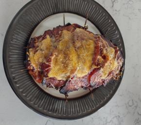 Dad's Cheesy Bacon Wrapped Meat Loaf Photo
