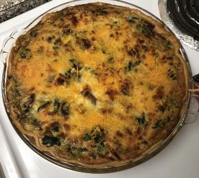 Belle and Chron's Spinach and Mushroom Quiche Photo