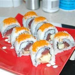 Spicy Yellowtail Sushi Roll Photo