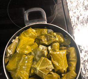 My Own Famous Stuffed Grape Leaves Photo