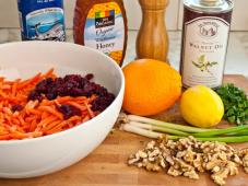 Carrot Salad with Cranberries, Toasted Walnuts & Citrus Vinaigrette Photo 2
