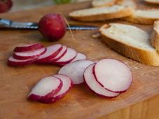 Sliced Baguette with Butter, Radishes & Sea Salt Photo 3