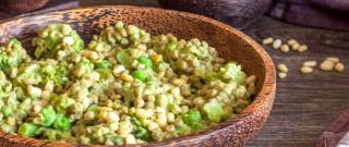 Salad with Lentils, Broccoli and Green Peas Photo