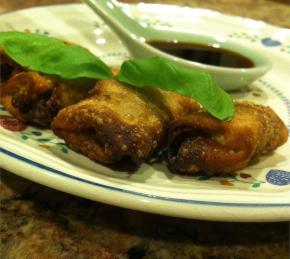 Beef and Sausage Fried Wontons Photo