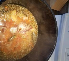 Canadian Yellow Split Pea Soup with Ham Photo