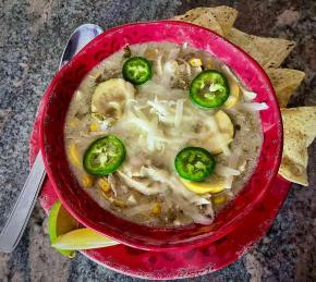Green Chicken Enchilada Soup Photo